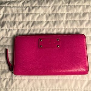 Bright Pink Kate Spade Wallet